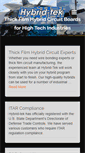 Mobile Screenshot of hybrid-tek.com